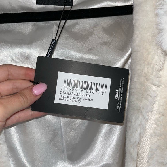 PLT Faux Fur Bubble Coat - Picture 5 of 6